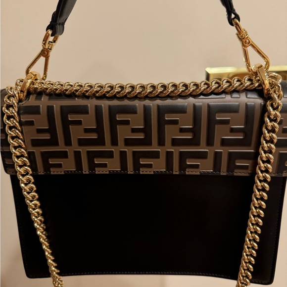 FENDI Vitello Liberty Bi-Color FF 1974 Authentic - Picture 2 of 9